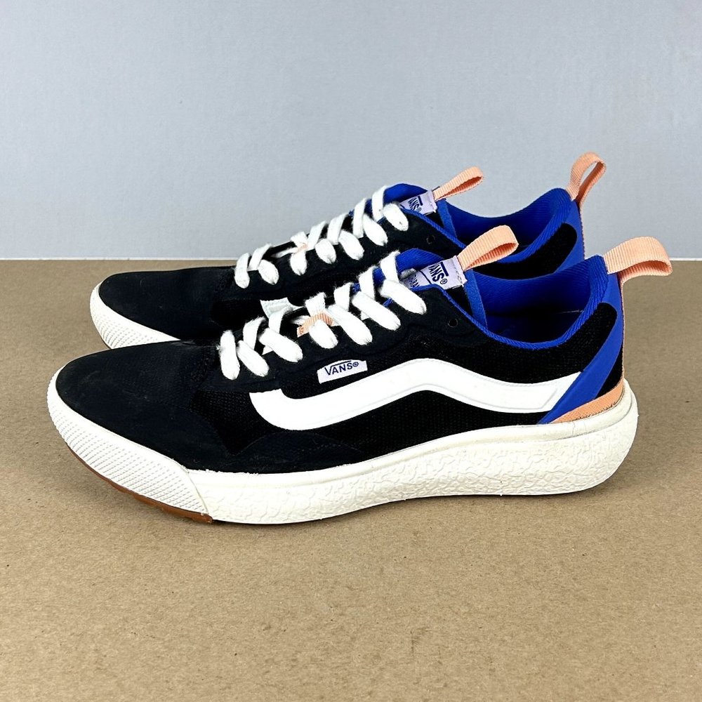Vans UltraRange EXO Athletic Sneakers Womens 7 Mens 5.5 Black Blue